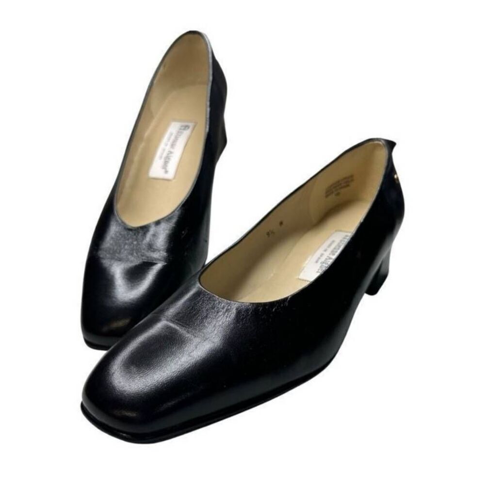 Etienne Aigner Sarah Black Block Heels size 5.5